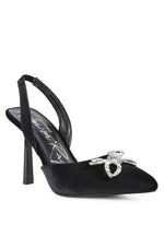 Firebird Velvet Slingback Mules
