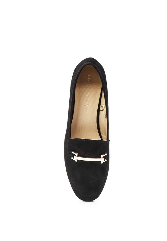 
            
                Load image into Gallery viewer, Zara Solid Faux Suede Loafers
            
        