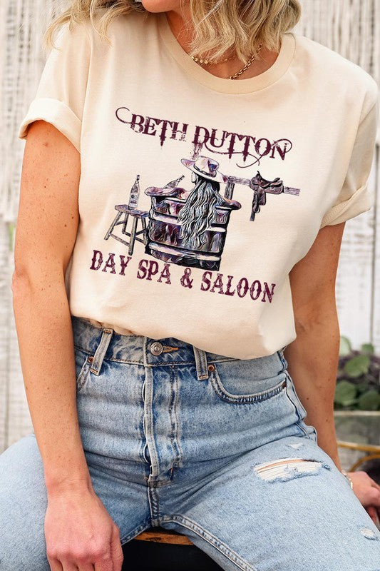 Beth  Dutton Day Spa & Saloon Tee