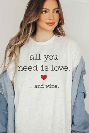 Love + Wine Tee