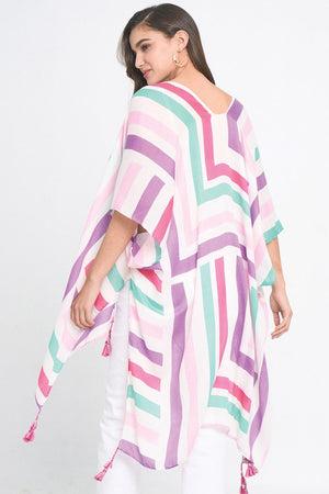 
            
                Load image into Gallery viewer, Abstract Print Open Front Kimono
            
        