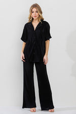 Plisse Set (Black)