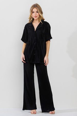 Plisse Set (Black)