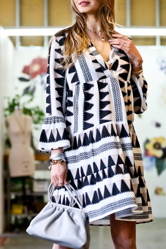 Geo Vibes Dress