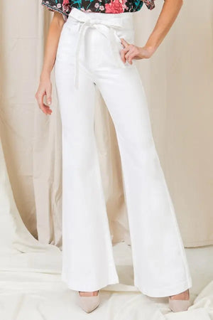 CQ Bell Bottom Jeans (White)