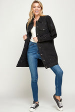 Track Nights Denim Jacket - ClassyQueen_Boutique