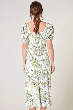 Francine Toile Alessi Midi Dress