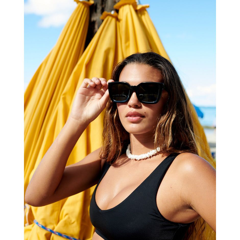 Alden Sunglasses - Black/Smoke Polarized
