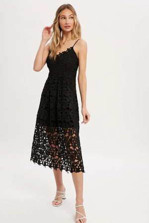 Crochet All Day Midi Dress