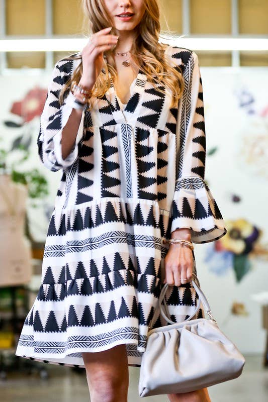 Geo Vibes Dress