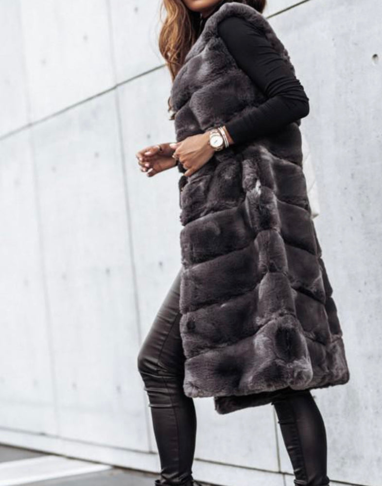 CQ Vest Coat (Grey)