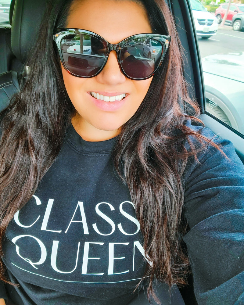 
            
                Load image into Gallery viewer, Classy Queen Sweatshirt (Color Options)
            
        
